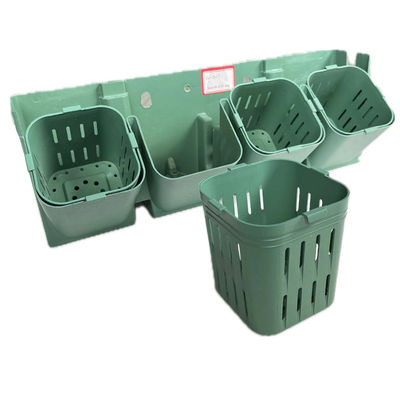 quality  Customized Green Wall PP Strong Vertical Plastic Flower Pot For Indoor/Garden Decoration factory
