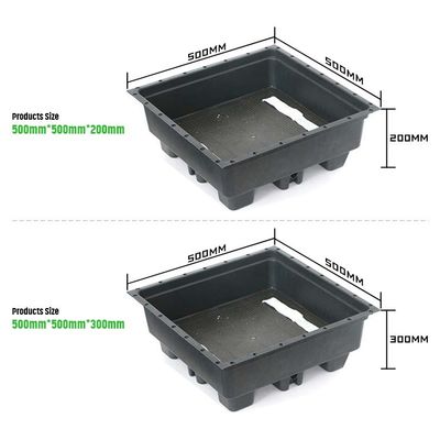 Garden Usage Plastic Square Plant Containers Rooftop Planter Garden Seed Propagation Tray