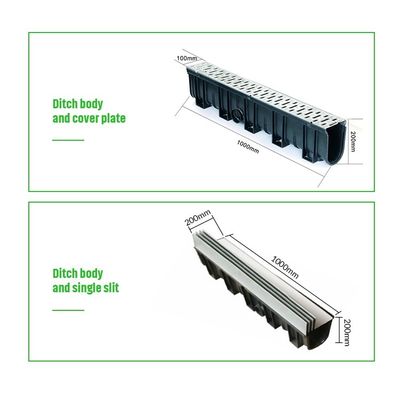 Trench Car Wash Floor Drain Grating Grate Stainless Steel Drainage Cover