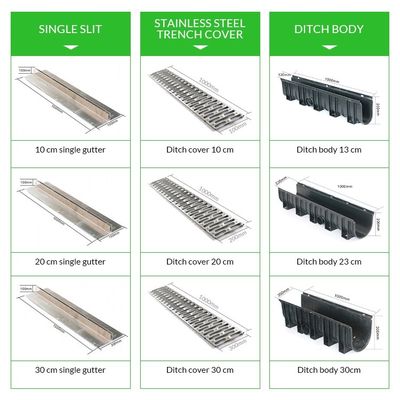 Trench Car Wash Floor Drain Grating Grate Stainless Steel Drainage Cover