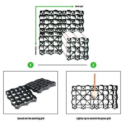 Durable Grassland Stabilization Plastic Grid for Long-Lasting Ground Stabilization
