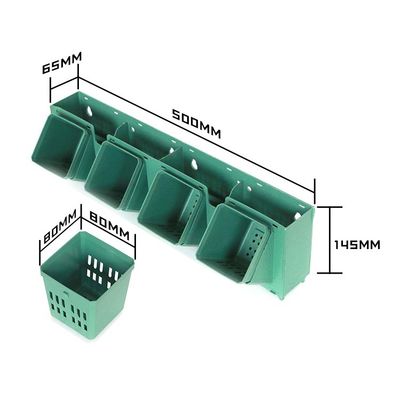 Modern Style Stackable Garden Vertical Plastic Herb Planter for Indoor Planting