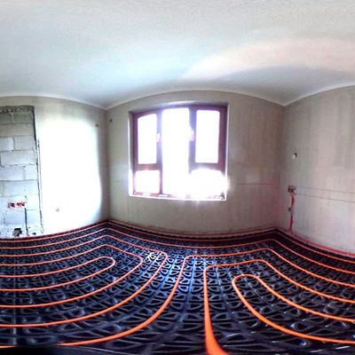 6 Quantity per square meter PE-RT Mat for Underfloor Water Heating in Large Spaces