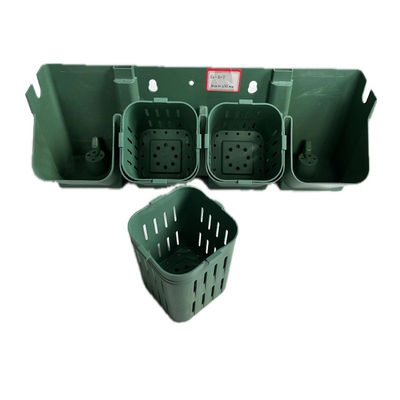 Plastic HDPE Greening Planting Pot Stackable Vertical Wall Planter System for Garden
