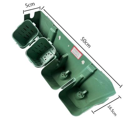 Plastic HDPE Greening Planting Pot Stackable Vertical Wall Planter System for Garden