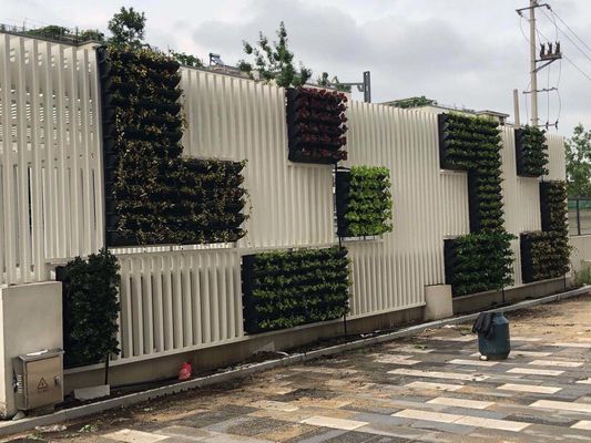 Plastic HDPE Greening Planting Pot Stackable Vertical Wall Planter System for Garden