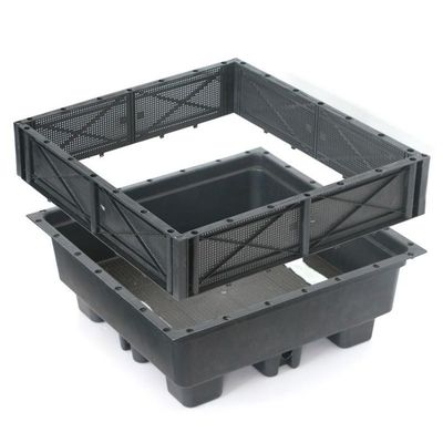 Easy to Assemble Plastic Garden Flower Pot for Decorative and Greening of Garden