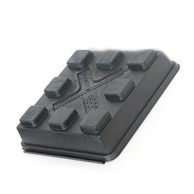 Modular Green Roof Tray for Planting Systems using PP Plastic Material without Coating