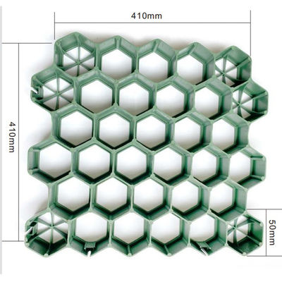 Green HDPE Permeable Paving Grids for Easy Ground Packing Lot Driveway Installation