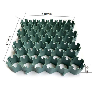 Green HDPE Permeable Paving Grids for Easy Ground Packing Lot Driveway Installation