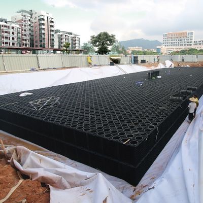 Columnar Rainwater Harvesting Modules for Urban Development Soakaway Crate Design