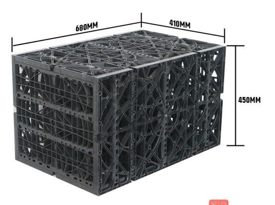 Smart Stormwater Modules Plug-in Soakaway Crate with 117L Water Storage Capacity