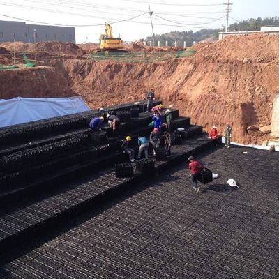 HDPE Material Plug In Type Underground Rainwater Retention Tanks Treatment Systems