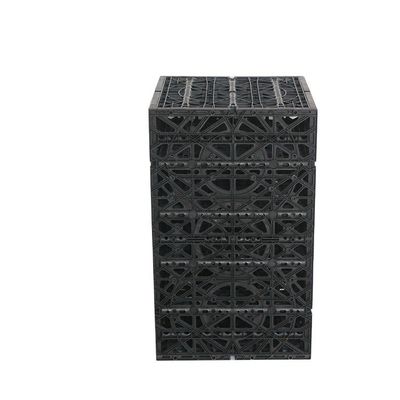 Black Plastic Geocellular Infiltration Drainage Box For Rainwater Collection